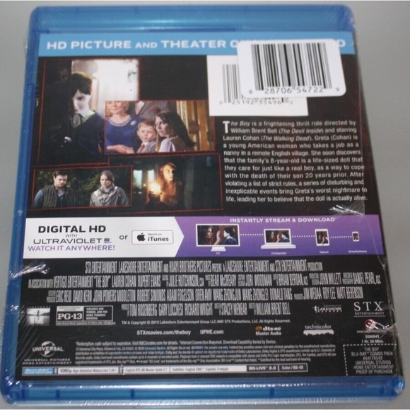 The Boy Blu-ray + Digital Hd Lauren Cohan  New Every Child Needs to Feel Loved - Picture 3 of 3
